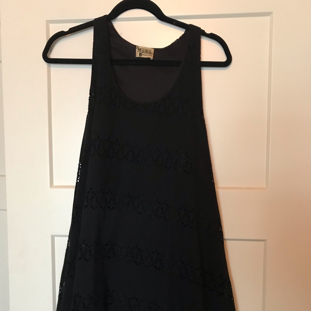 Boutique Black Flowy Dress